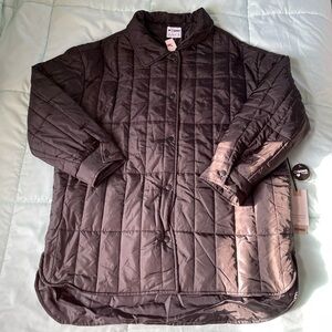 Cisino Black oversized collared coat